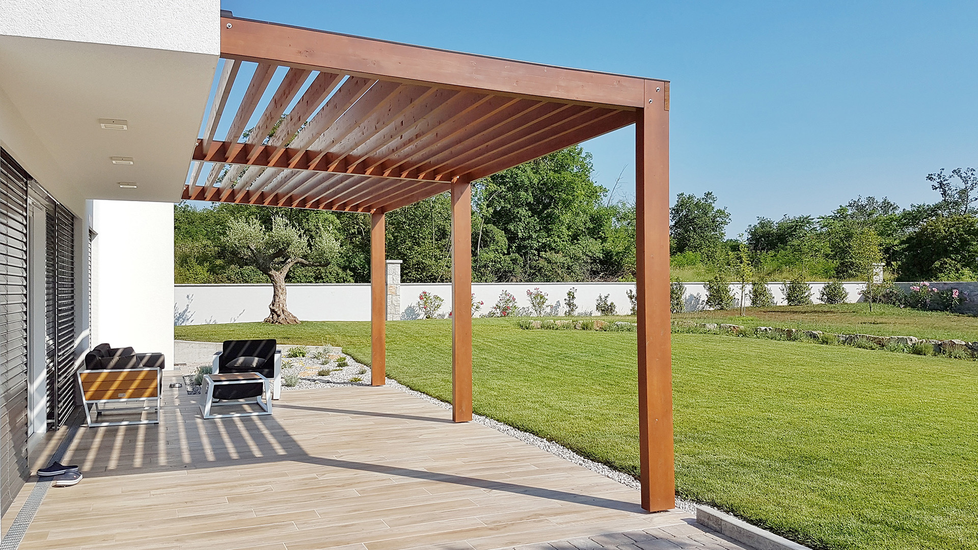 installation de Pergola